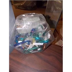 BIN OF NEW ALUMINUM CARABEENERS