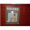 Image 1 : MEMORABILIA - METAL SIGN - SOLDIER RED NECK