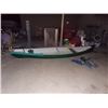 Image 1 : FIBRE GLASS CANOE - 16' WITH MOTOR MOUNT
