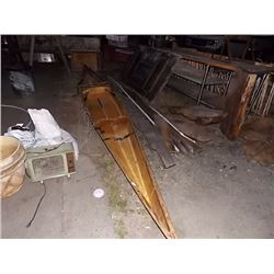 VINTAGE 16 1/2' KAYAK - REQUIRES