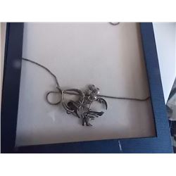 SILVER NECLASS - 7 CHARMS