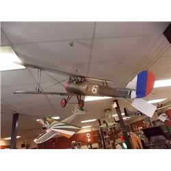 REMOTE CONTROL PLANE - NEW PORT BIPLANE NEEDS MOTOR & BATTERY & REMOTE