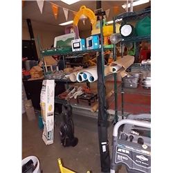 METAL COMMERCIAL SHELVING - ON WHEELS - 6'