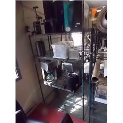 METAL COMMERCIAL SHELVING -  6'