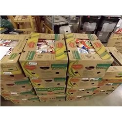 BANANA BOX OF ASSORTED FOOD