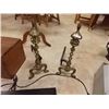 Image 1 : VINTAGE BRASS FIRE DOGS
