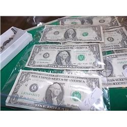 PAPER MONEY - AMERICAN $1 - 3 TTL