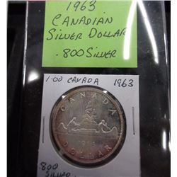 COIN - 1966 CANADIAN SILVER PEACE DOLLAR