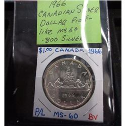 COIN - CANADIAN 1963 SILVER PEACE DOLLAR