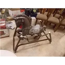 VINTAGE SPRING ROCKING HORSE