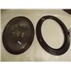 Image 1 : VINTAGE OVAL FRAMED - ONE WITH CONVEX GLASS ONE NO GLASS