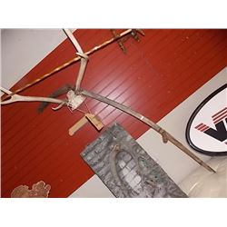 LONG VINTAGE BAMBOO FISHING POLE
