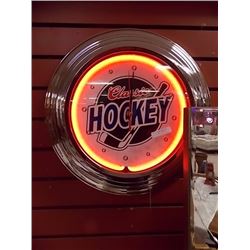 NEW NEON HOCKEY SIGN