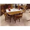 Image 1 : COLONIAL STYLE MAPLE TABLE WITH 4 CHAIRS