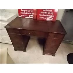 VINTAGE KNEELHOLE WRITING DESK - LIFT TOP