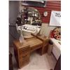 Image 1 : VINTAGE WATERFALL VANITY WITH MIRROR