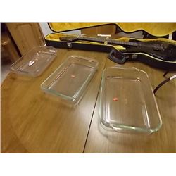 PYREX DISHES - 3 TTL