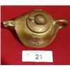 Image 2 : SMALL ASIAN BRONZE TEAPOT W/FIGURAL TURTLE