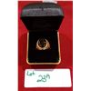 Image 1 : CABOCHON 13.95 CT BLACK STAR SAPPHIRE 18K GOLD RING