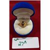 Image 1 : CABOCHON BLACK STAR SAPPHIRE 18K GOLD RING