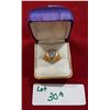 Image 1 : CABOCHON 11.08CT BLUE STAR SAPPHIRE 18K GOLD RING