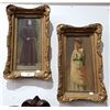 Image 1 : PAIR GILT FRAMED OIL ON BOARD SIGNED