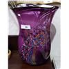 Image 1 : LARGE AMETHYST ART GLASS VASE