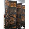 Image 4 : LARGE 8 PANEL ASIAN SCREEN DEPICTING THE MING DYNASTY