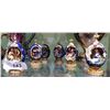 Image 1 : SIX FABERGE STYLE EGGS W/BIBLICAL THEME