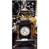 Image 1 : ORNATE SLATE & BRASS MANTLE CLOCK