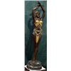 Image 1 : LARGE BRONZE STATUE ART DECO DANCER