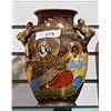 Image 1 : SATSUMA VASE W/FIGURAL DOG HANDLES