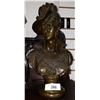 Image 1 : BRONZE BUST OF A FASHIONABLE LADY
