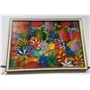 Image 1 : LARGE FRAMED OIL ON CANVAS SIGNED J.MINORYES