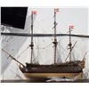 Image 1 : NORSKE LOVE "437" WOODEN MODEL OF SHIP ON STAND