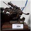 Image 1 : SMALL BRONZE STATUE TITLED CHEYENNE SIGNED FREDERIC REMINGTON