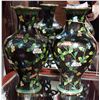 Image 1 : PAIR CLOISONNE VASES