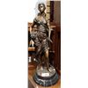 Image 1 : BRONZE TITLED "LADY WITH WHEAT" SIGNED MOREAU