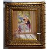 Image 1 : GILT FRAMED OIL ON CANVAS OF BALLERINA