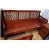 Image 1 : ASIAN HIGHLY CARVED ROSEWOOD THREE PIECE LIVING ROOM SET