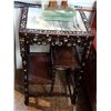 Image 1 : CARVED ASIAN MAHOGANY STAND