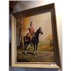 Image 1 : FRAMED OIL ON BOARD OF MOUNTAIN SOLDIER