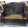 Image 1 : EARLY VICTORIAN CARVED FIGURAL BENCH