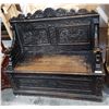 Image 1 : EARLY VICTORIAN CARVED FIGURAL BENCH