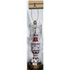 Image 1 : AUSTRIA RUBY CUT TO CLEAR LUSTRE TABLE LAMP
