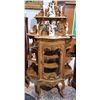Image 1 : EUROPEAN 19TH C. ORNATELY CARVED WHATNOT STAND