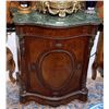 Image 1 : FRENCH MARBLE TOP INLAID CABINET W/ORMULU