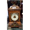 Image 1 : EARLY AMERICAN ORNATE FIGURAL MANTLE CLOCK W/ORMULU