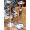 Image 1 : PAIR WEIGHTED STERLING SILVER CANDLESTICKS