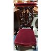 Image 1 : HIGHLY CARVED PRAYER CHAIR